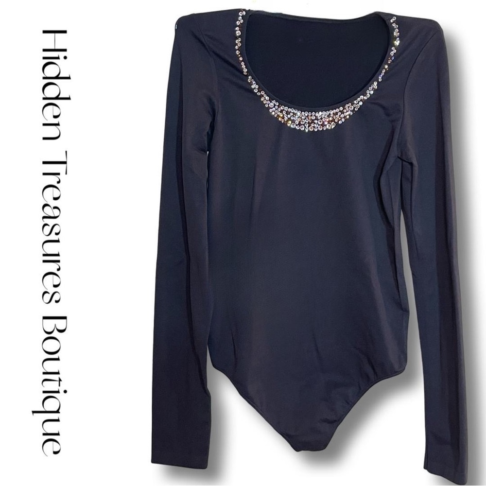 Body Suit with Swarovski Crystals